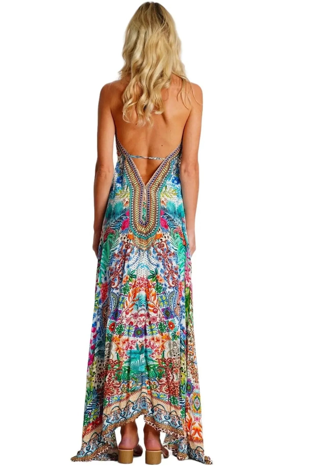 Summer Halter Dress  La Moda Clothing