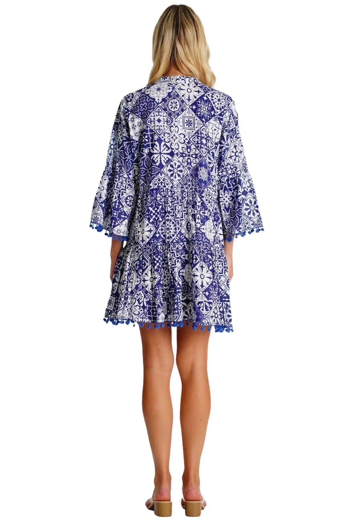 Summer Mini Shirt Dress  La Moda Clothing