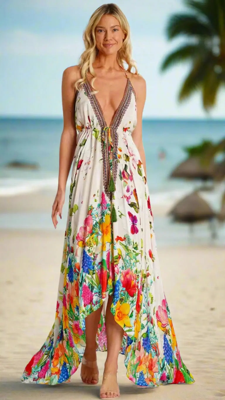Summer Vacay Maxi Dress La Moda Clothing 3 Way Dress