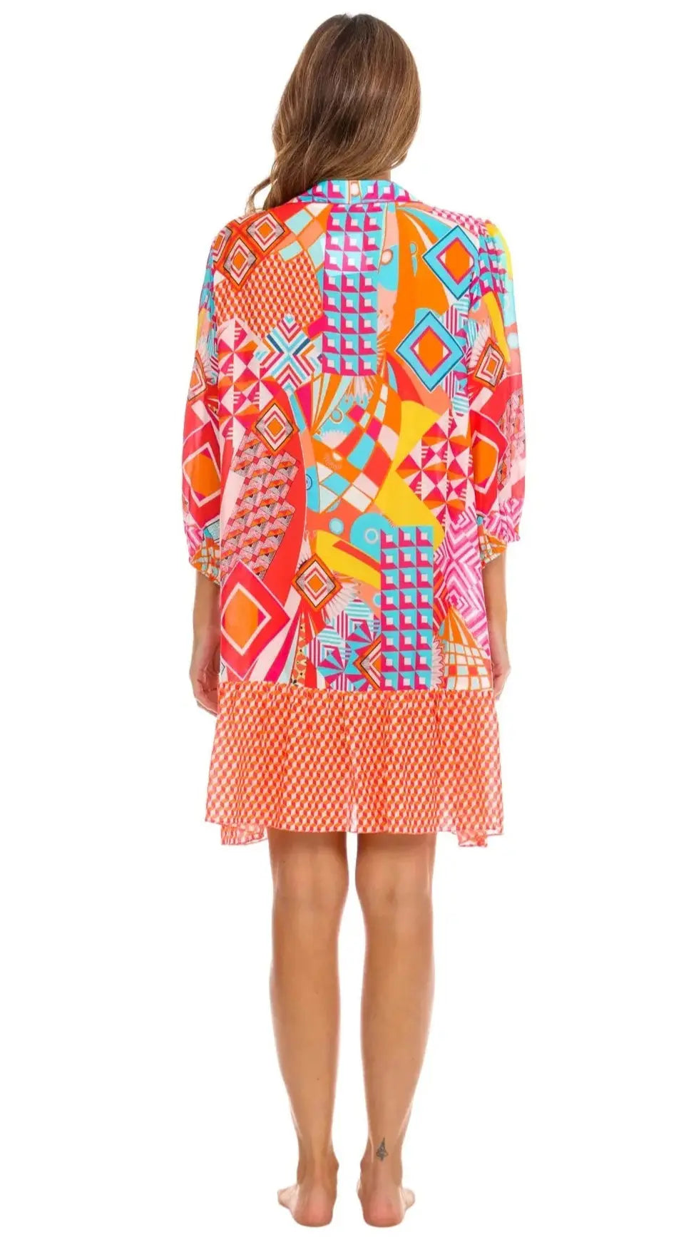 Women Bohemian Vintage Printed Ethnic Style Summer Dress - La Moda Clothings