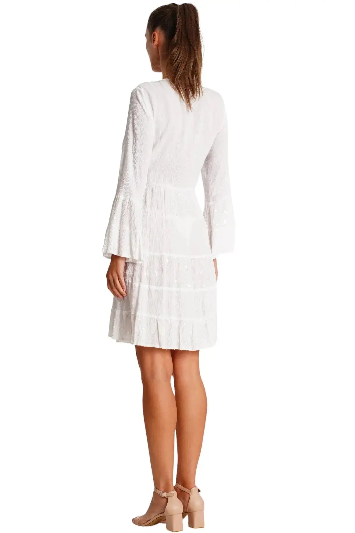 White Cruise Dress La Moda Clothing Mini Dress