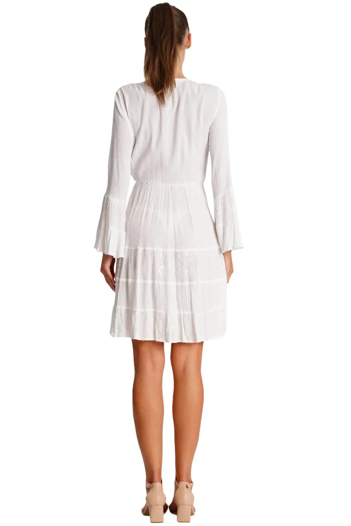 White Cruise Dress La Moda Clothing Mini Dress