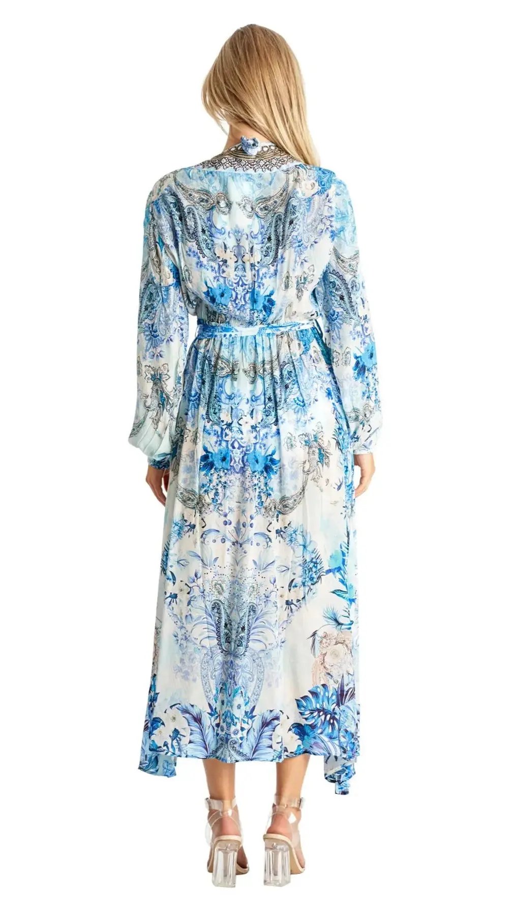 Women's Maxi Wrap Dresses - La Moda Clothing