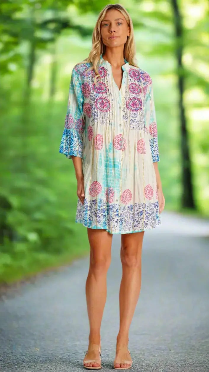 Women's Mixi Short Shirt Dress  La Moda Clothing