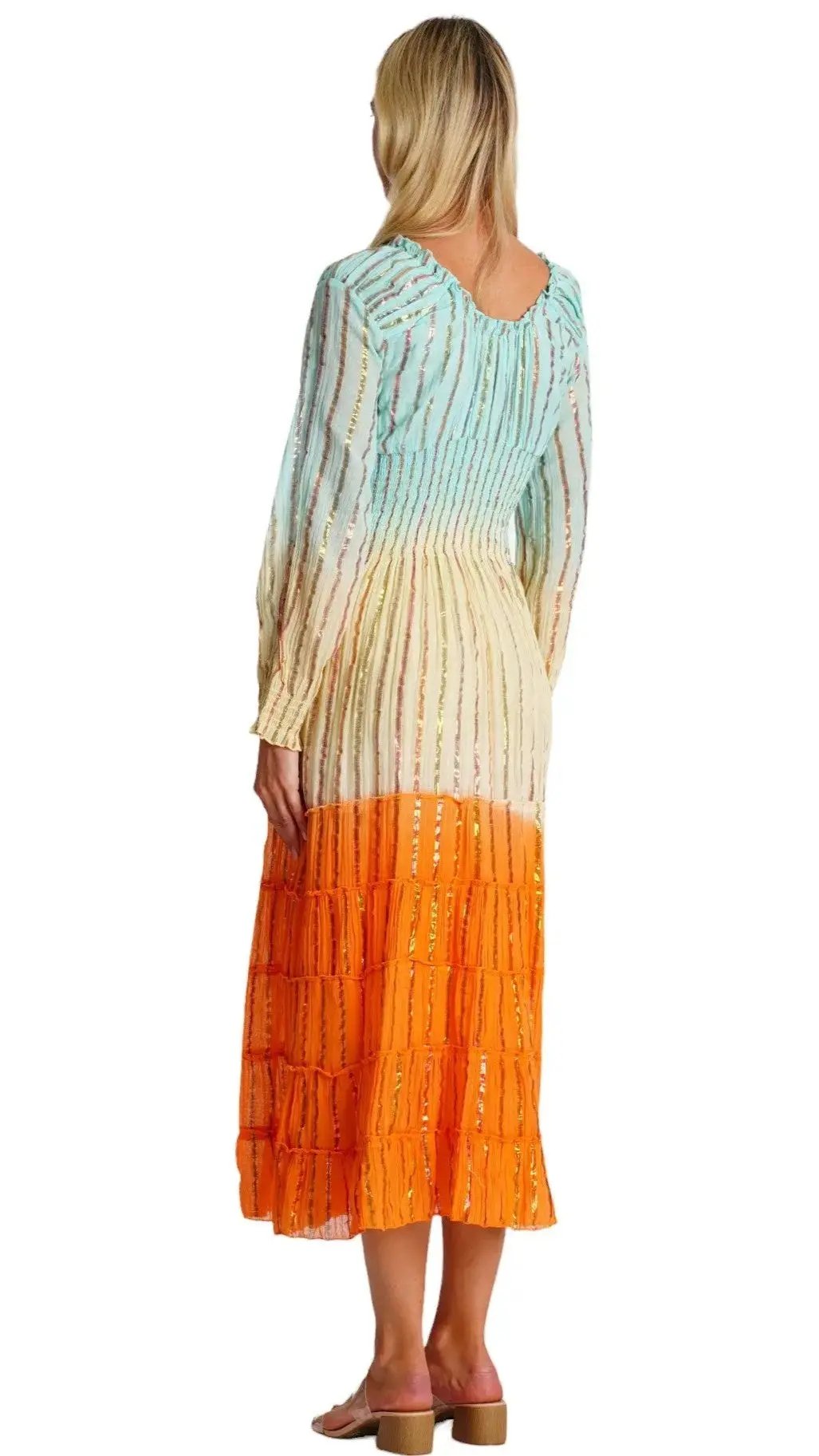 Womens Vintage Boho Maxi Dress  La Moda Clothing