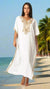 Embroidered Maxi Kaftan Dress