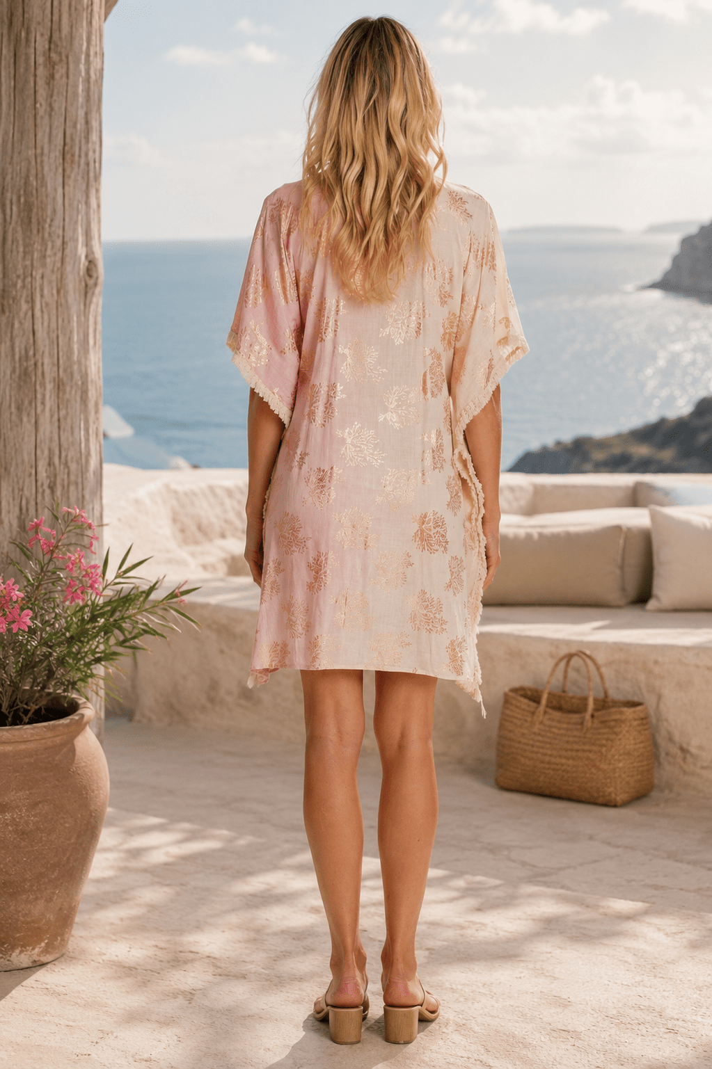 Beach-ready Kaftan - Designer Caftan | Elegant Kaftan Cover Up Dress | Club Moda USA