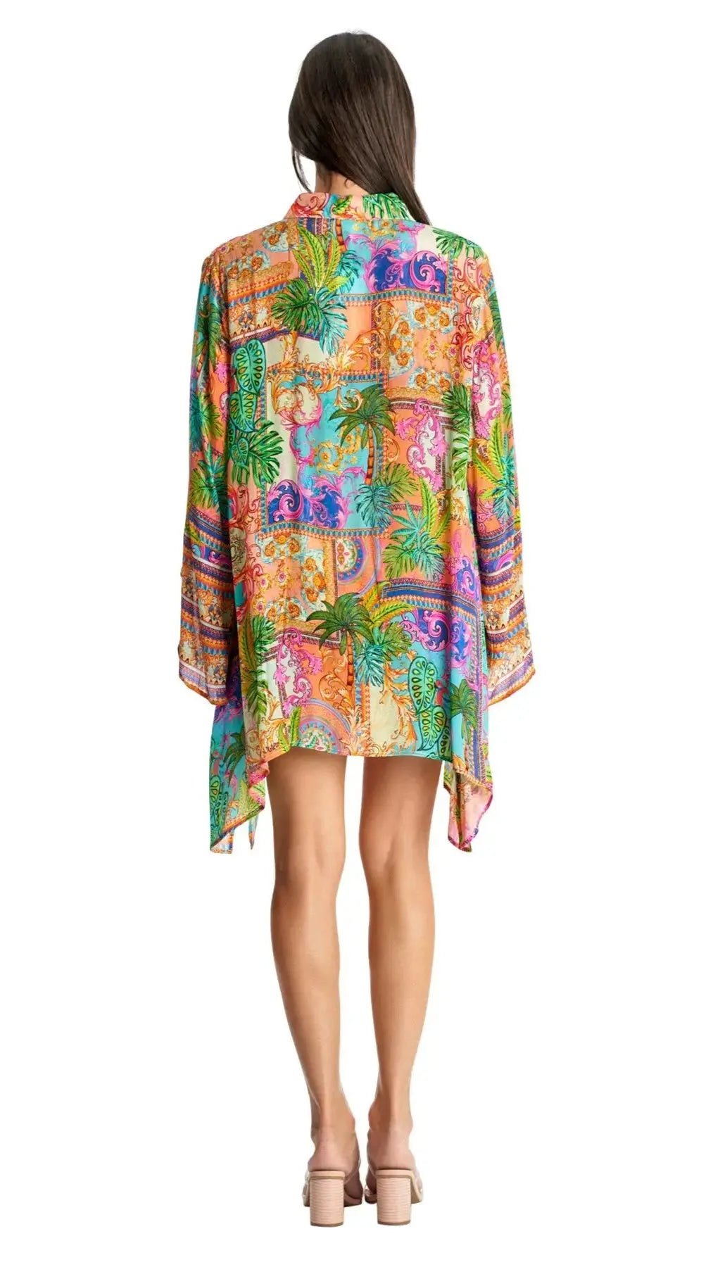 Beach Resort Cruise Easy Shirtdress Cover-Up La Moda Clothings shirt