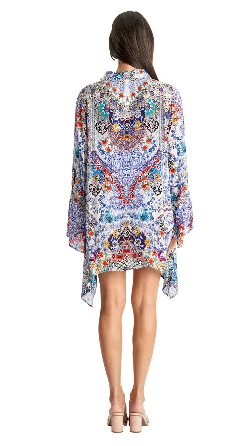 Beach Resort Lounge Easy Shirtdress Cover-Up La Moda Clothings shirt