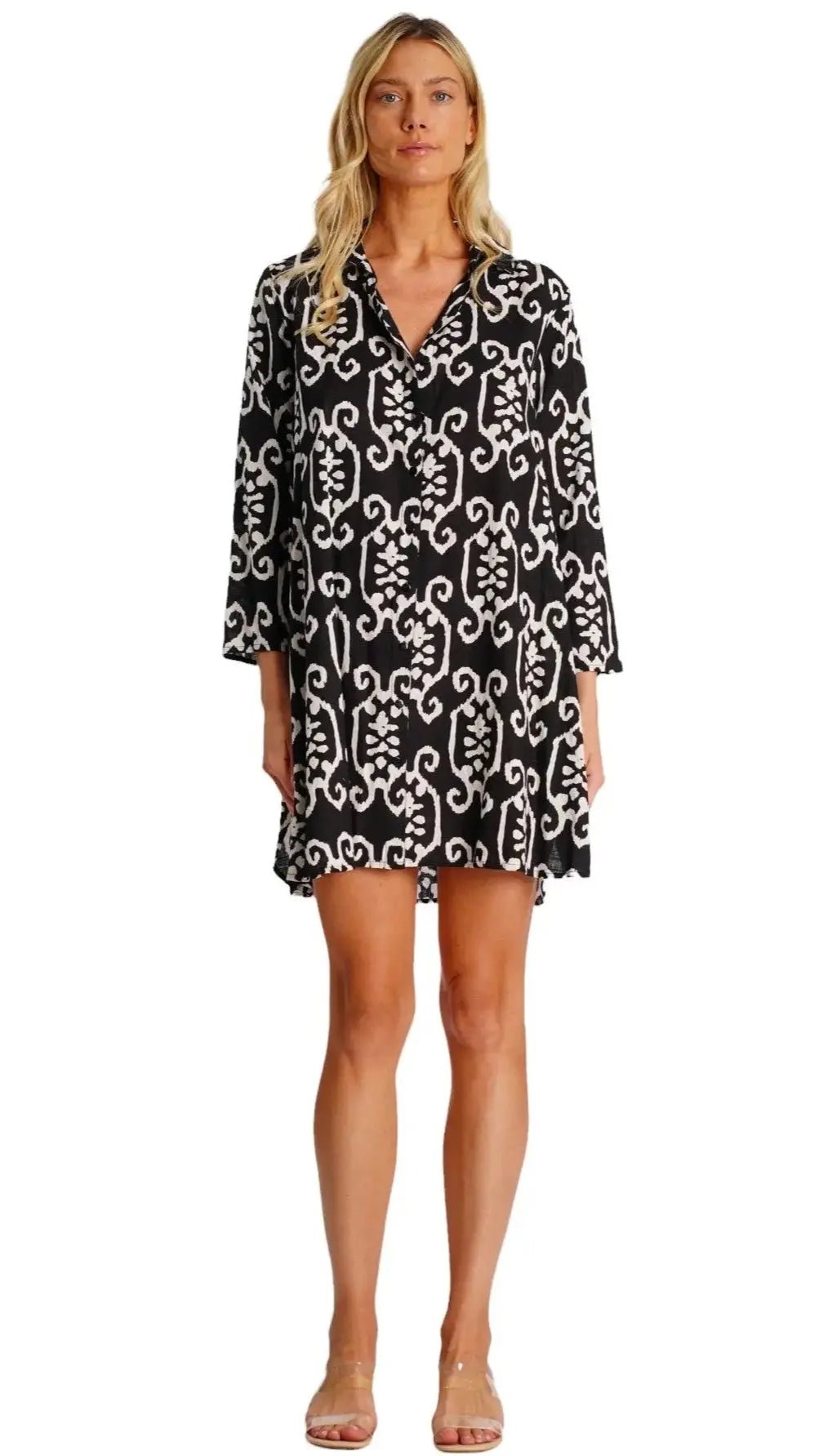 Shirt Dress Swim Cover Up La Moda Clothing