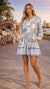 Blue Print Luxury Vacation Mini Dress