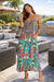 Bold Print Racerback Maxi Dress – Luxury Vacation Beach Wear
