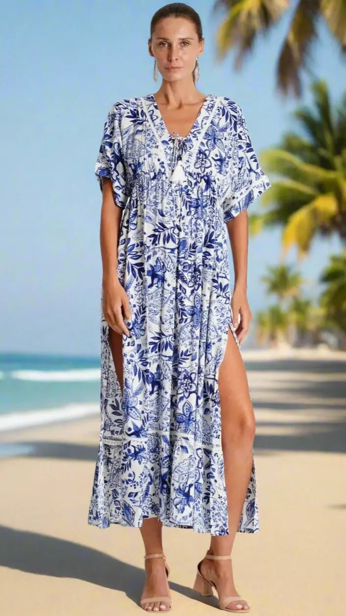 Casual Summer Dress - Premium Resort Wear | Luxury Dress for Vacation & Cruise | Club Moda