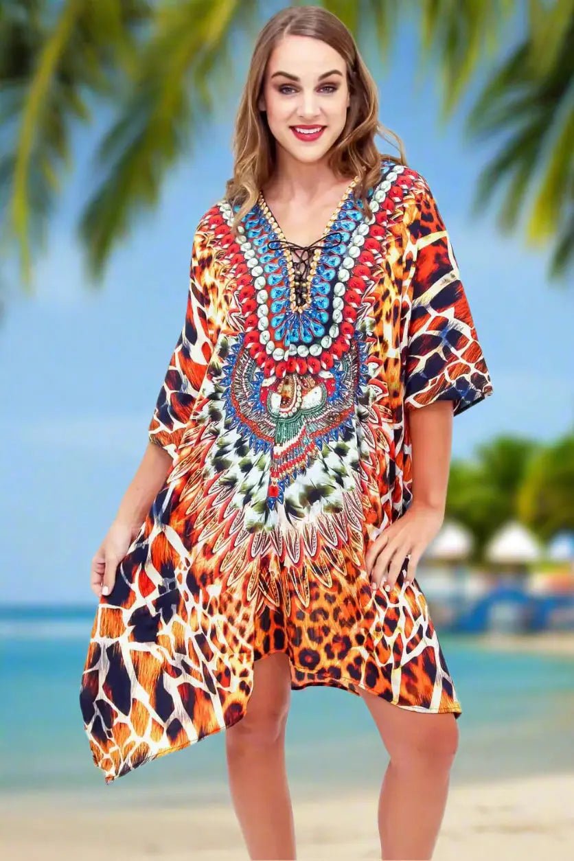 Animal Print Caftan lamodaclothings Kaftans