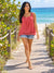 Embellished Neckline Layered Resort Tank Top