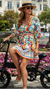 Colorful Luxury Vacation Mini Dress