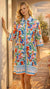 Colorful Resort Wear Shirt Dress