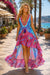 Designer High Low Multi-Color Vacay Dress