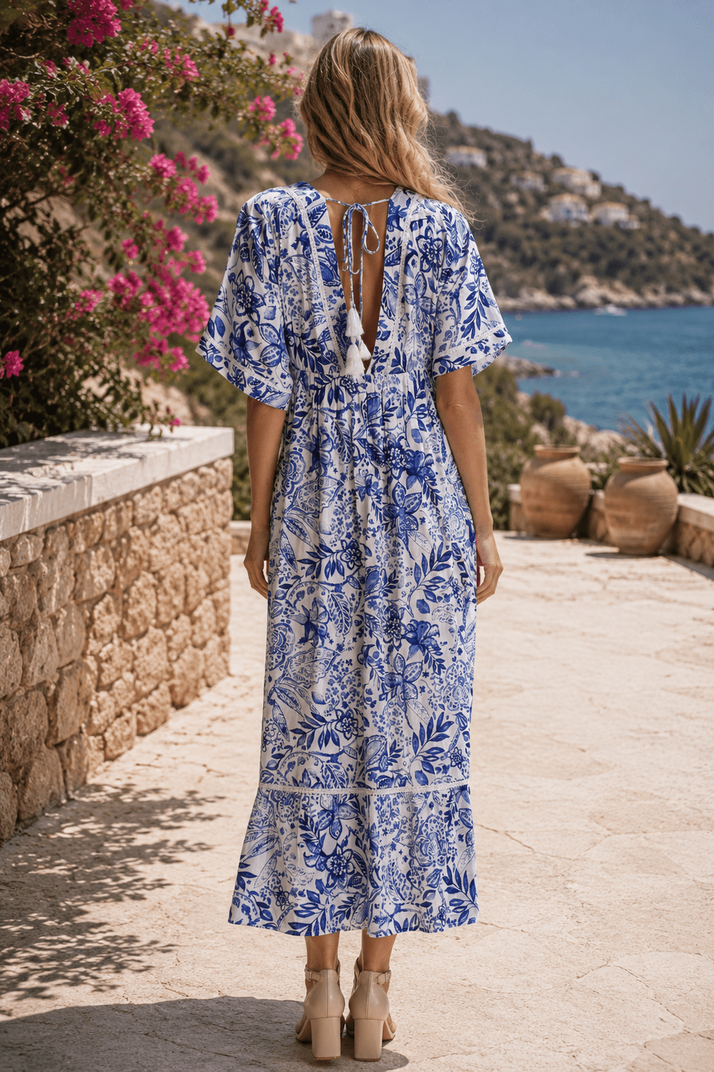 Easy Casual Summer Dress - Designer Dress | Elegant Kaftan Cover Up Dress | Club Moda USA