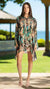 Button-Front Shirtdress Cover-Up