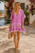 Embroidered Cover-Up Caftan