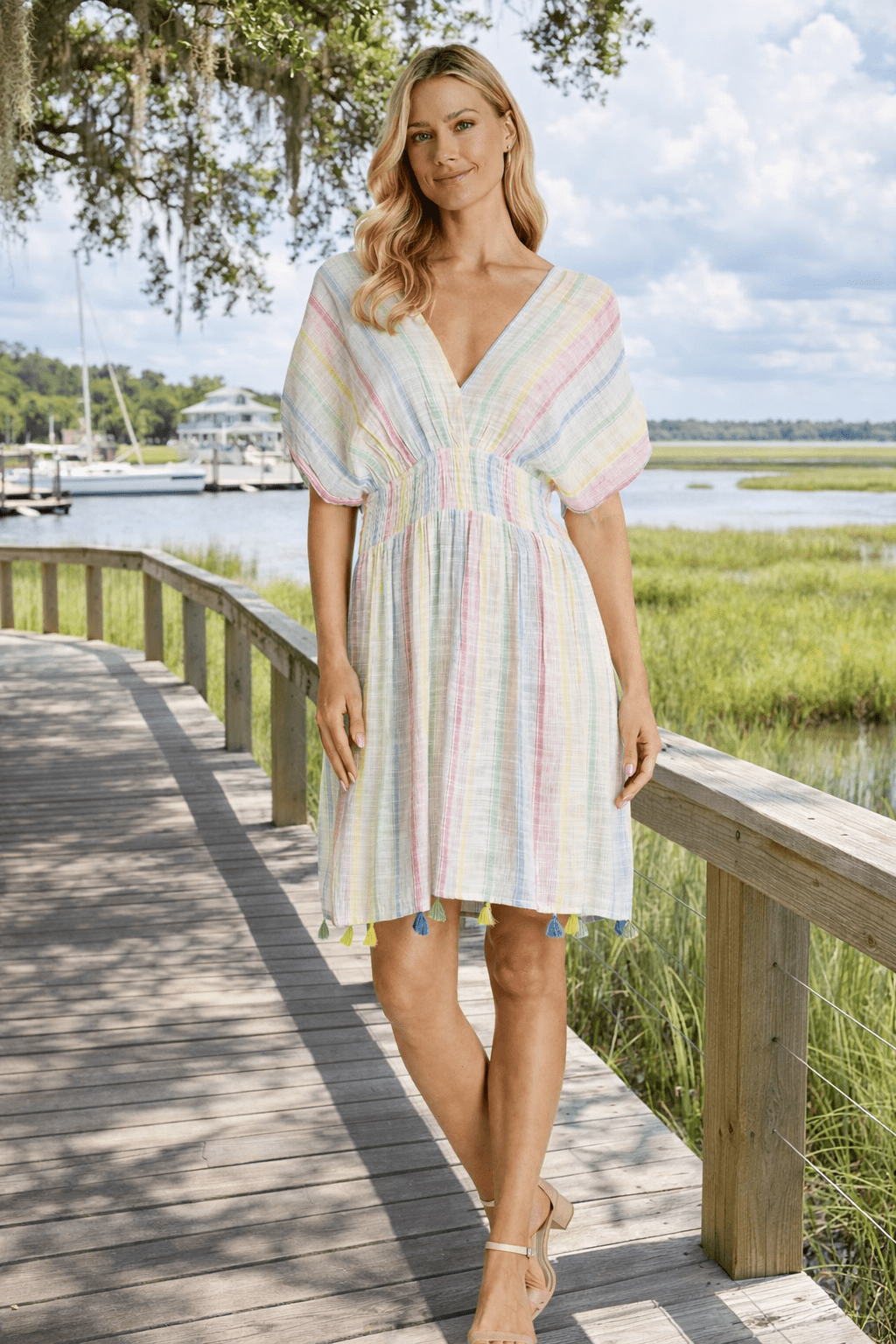 Flowy Beach Summer Cover Up Dress