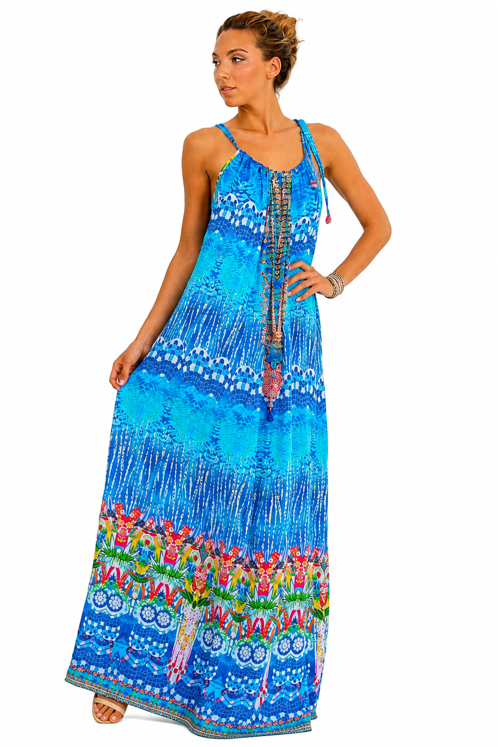 Flowy One-Size Resort Maxi Dress