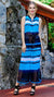 Front Button Beach or Swim Cover Up Sheer Dress