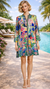 Front Button Mini Dress for Women