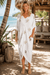 Front-Knot Caftan Dress
