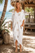Front-Knot Caftan Dress