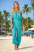 Hippie Bohemian Jumpsuits with Front Pockets for Caribbean Vacations
