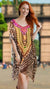 Jewel-Embellished Sheer Caftan Cover-Up