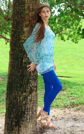 sheer Kaftan Tops wholesale by La Moda | Leading Tropical Wear Wholesaler - La Moda Clothings
