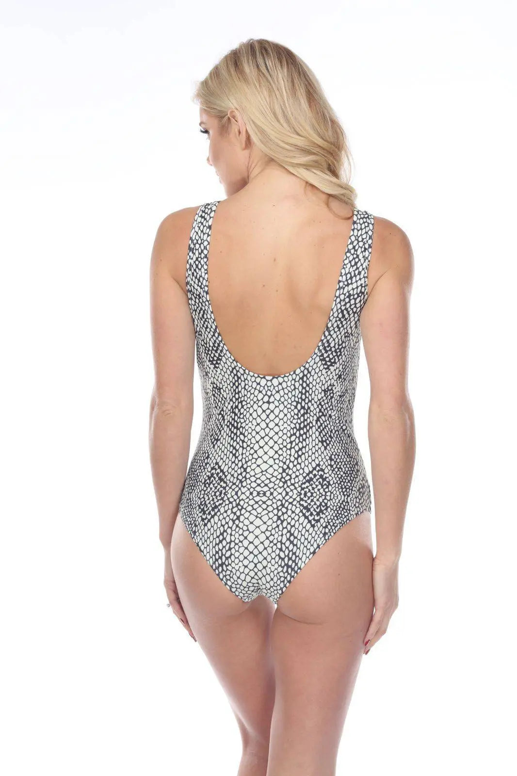 Animal Print Wholesale Women's One Piece Swimsuit In Imported Nylon & Spandex - La Moda Clothings
