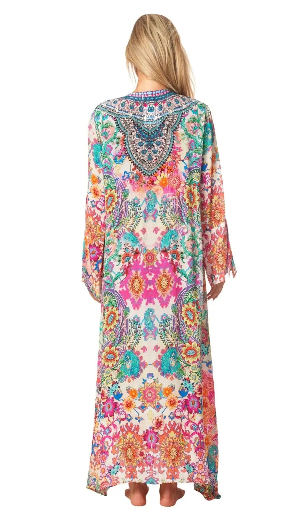 Long Caftan Dress with Sleeves La Moda Clothings Long Caftans