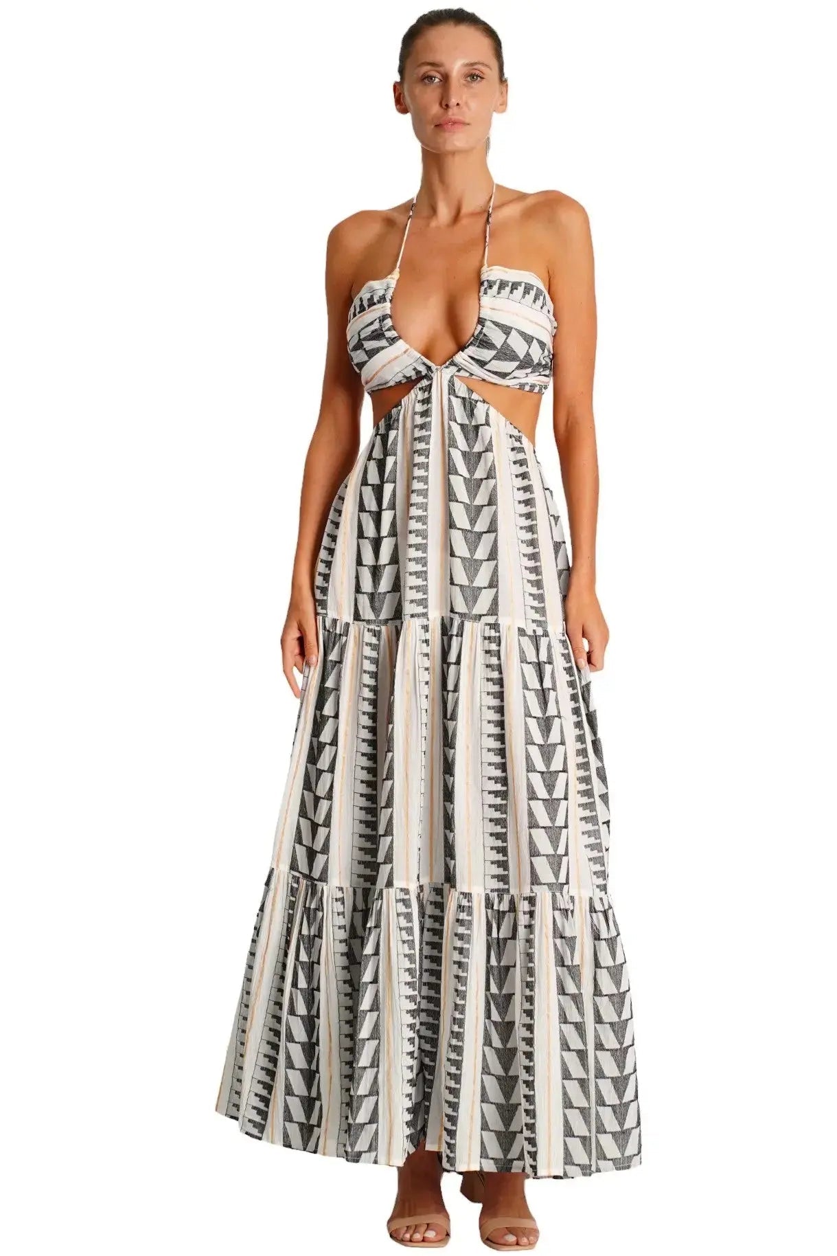 Luxury Maxi Resort Dress for Women La Moda Clothing Beach Dress