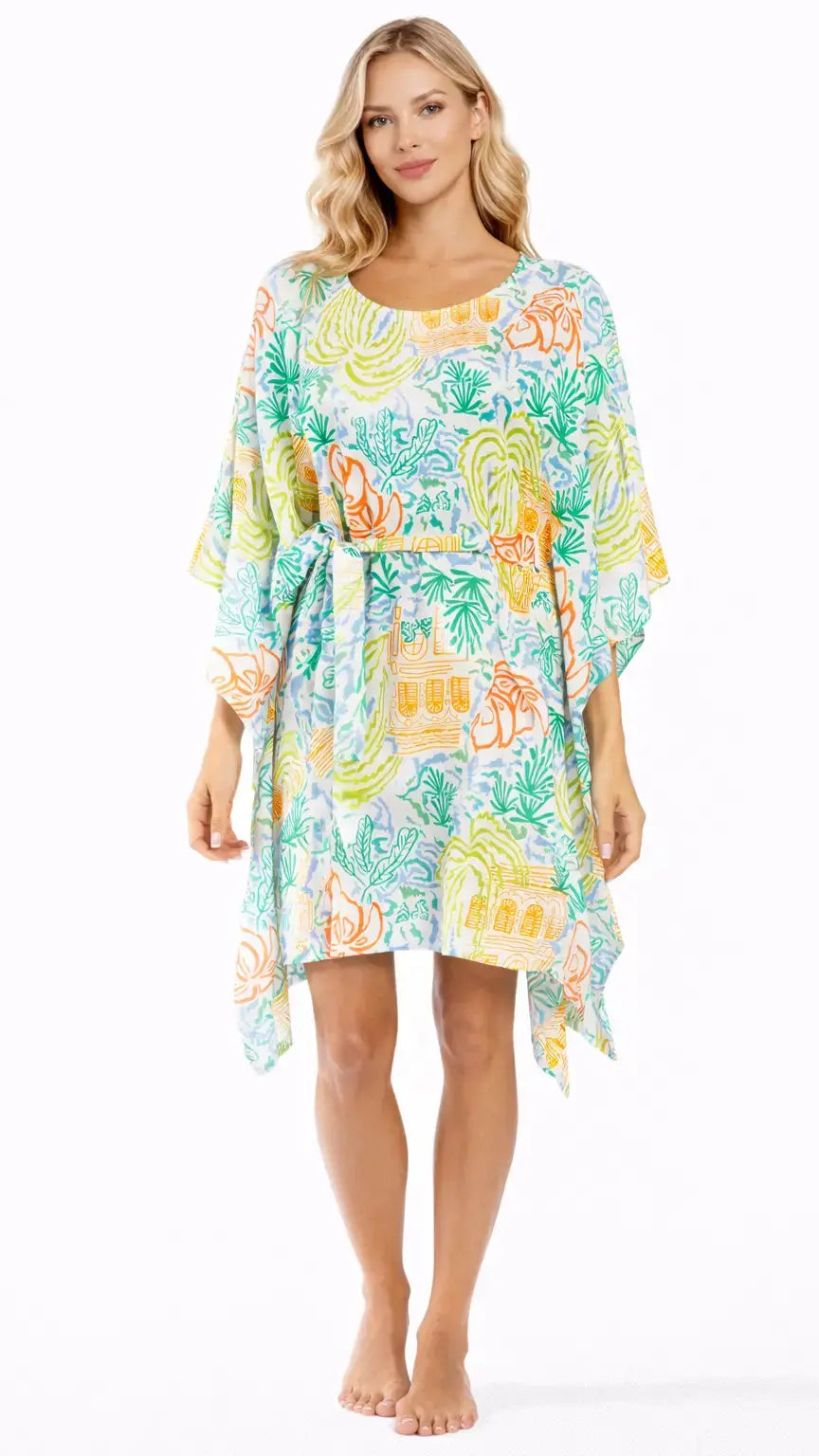 Miami Beach Caftan Dress – Luxury Resort Wear - Designer Caftan | Elegant Kaftan Cover Up Dress | Club Moda USA