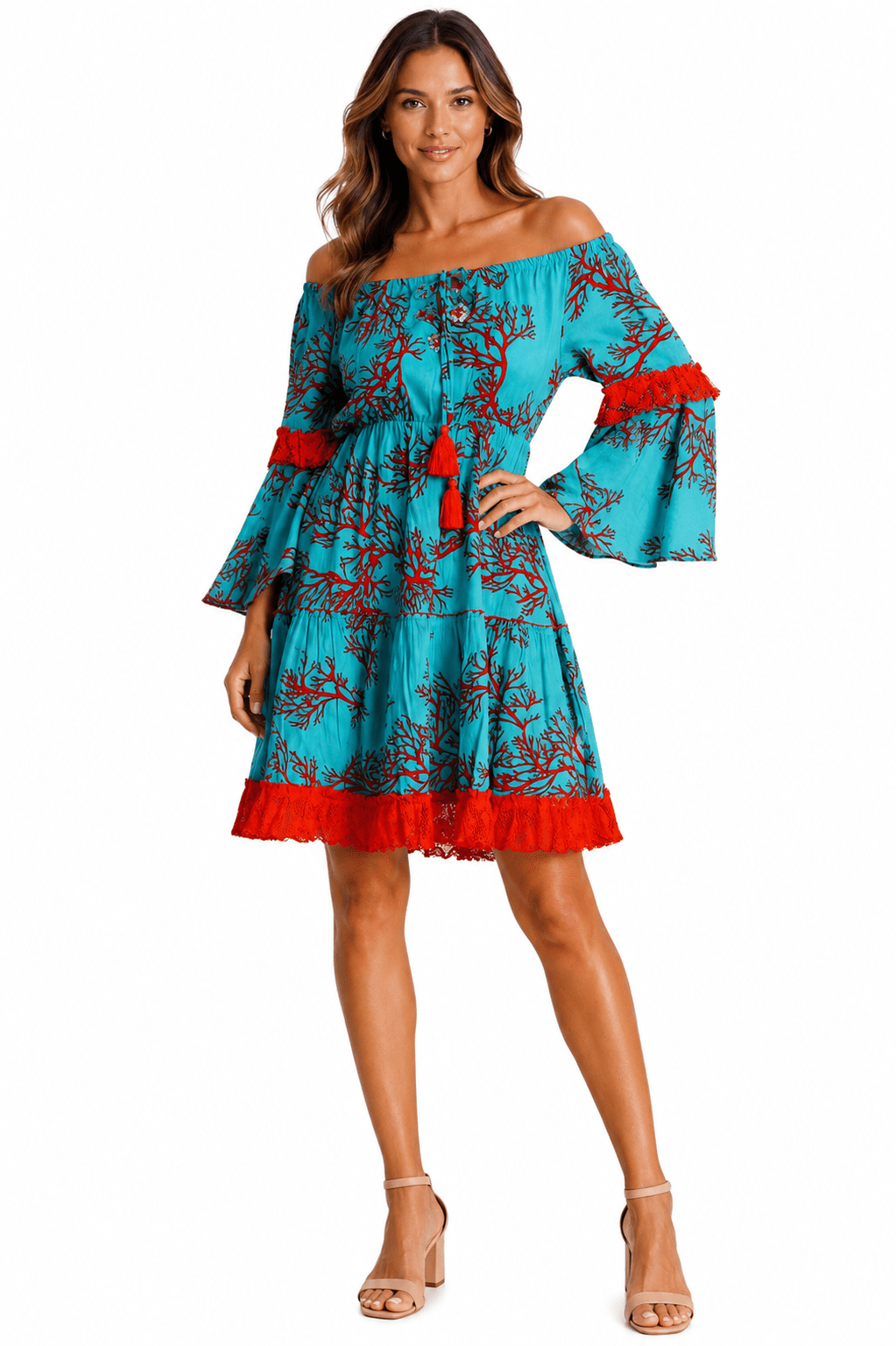 Off Shoulder Summer Mini Dress
