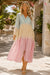 Ombre Embroidered Shirtdress Beach Cover-Up