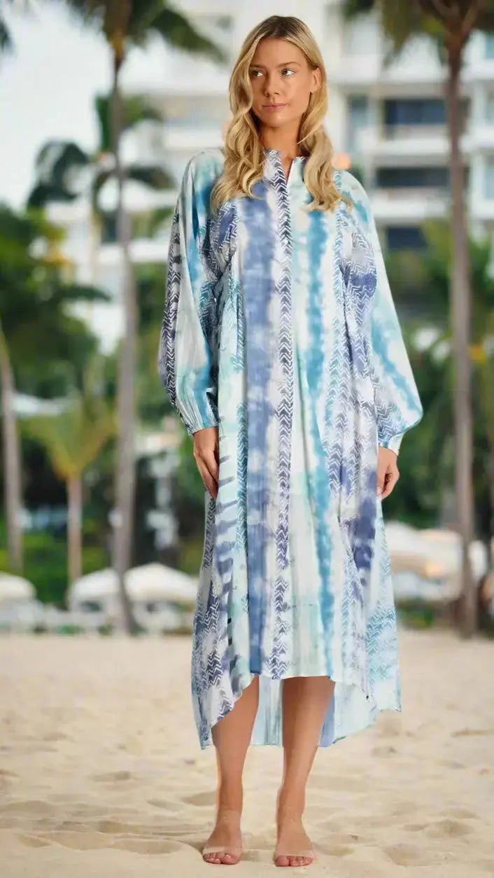 Portofino Maxi Caftan - Designer Caftan | Elegant Kaftan Cover Up Dress | Club Moda USA