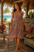 Positano Boho Mini Dress