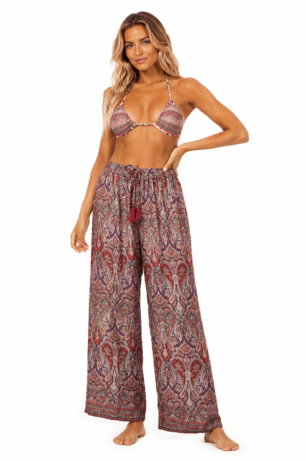 Positano Plissé Beach Pant