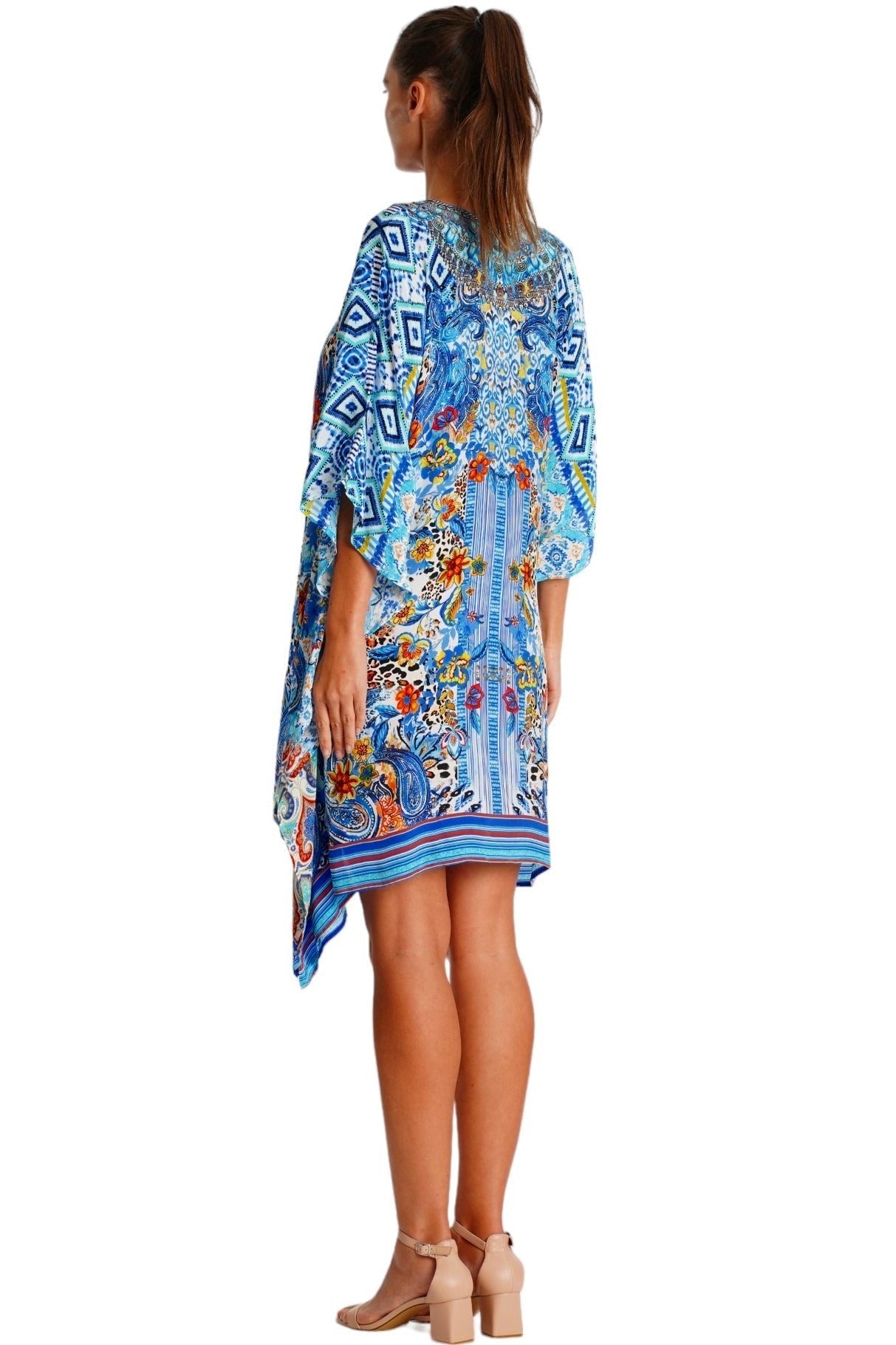 Premium Kaftan Maxi Dress – Luxury Beaded Designer Resort Wear - Designer Caftan | Elegant Kaftan Cover Up Dress | Club Moda USA