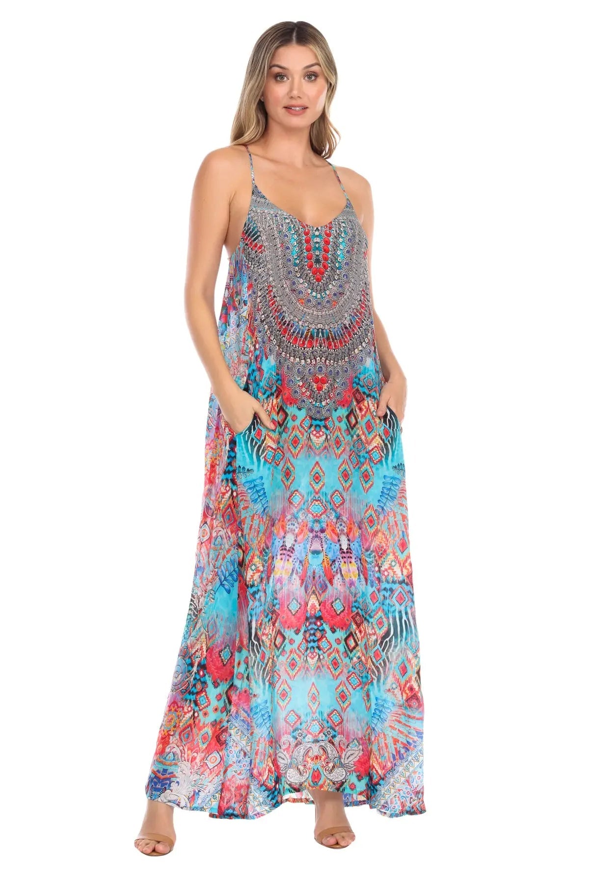 Racerback Maxi Dress La Moda Clothings T Back Maxi