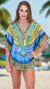 Relaxed Multi Color Short Balloon Kaftan