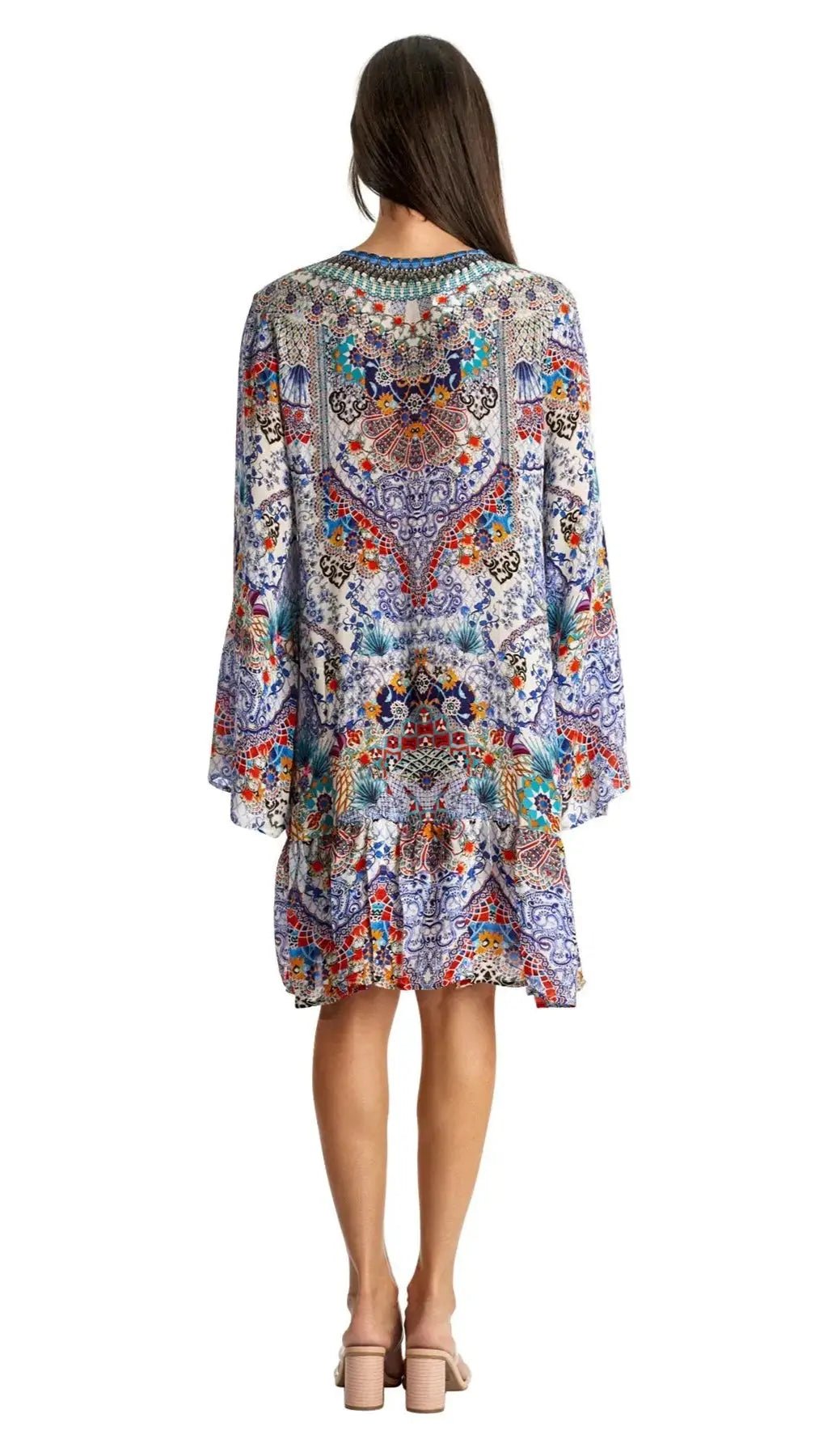 Resort Wear Short Mini Dresses in trendy Prints La Moda Clothing Mini Dress