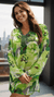 Sheer Beaded Tunic Cover Up