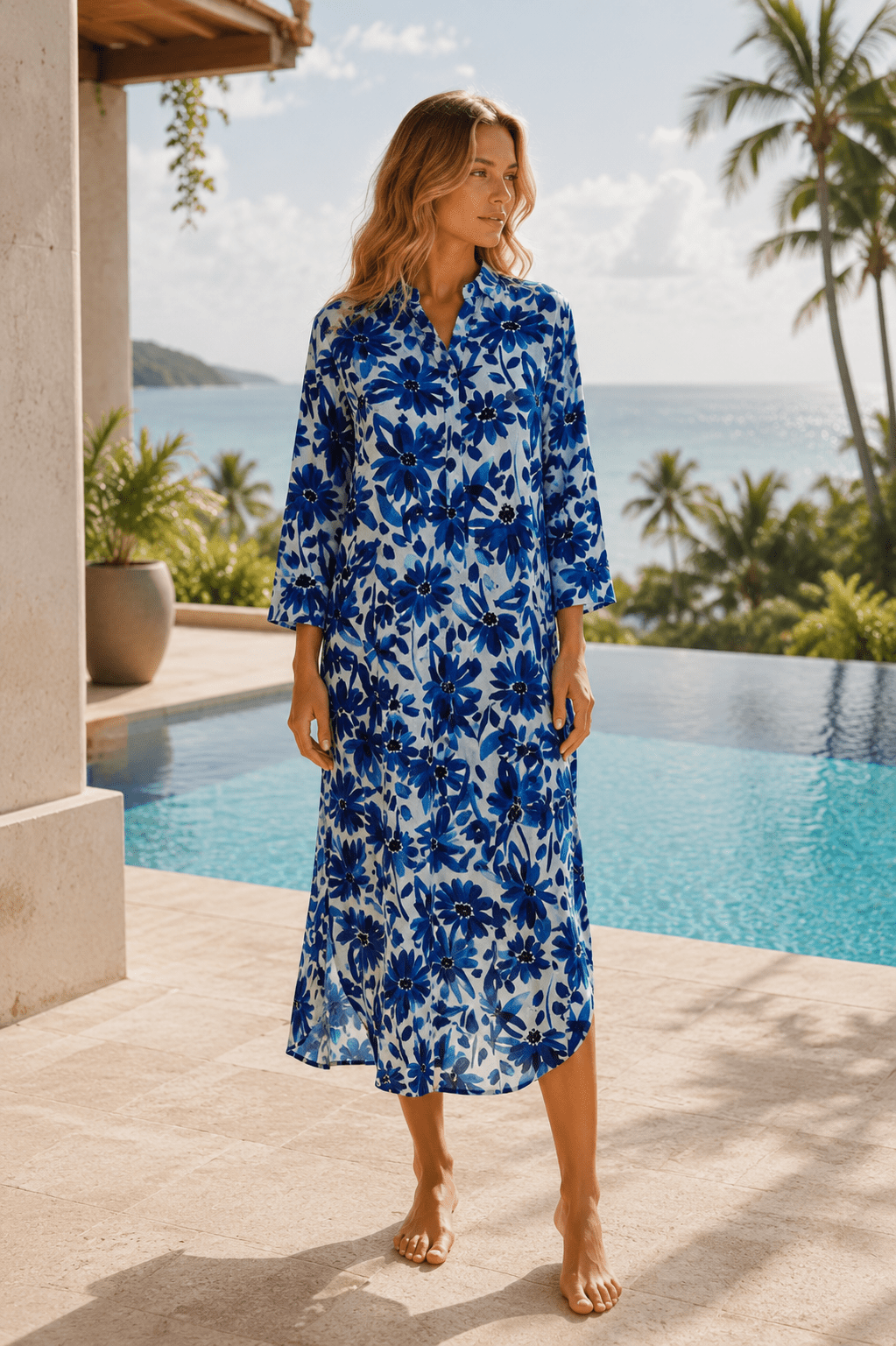 Shirt Dress with Pockets