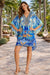 Statement Print Kaftan Dress – Resort Beach Wear